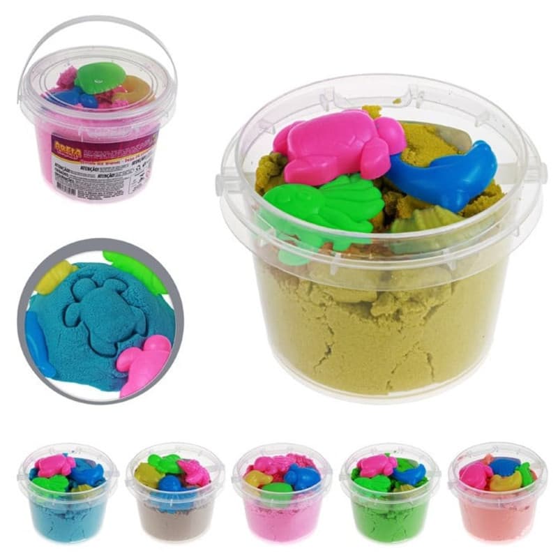 Massa De Areia Magica Cinetica 300gr Forminha Modelar