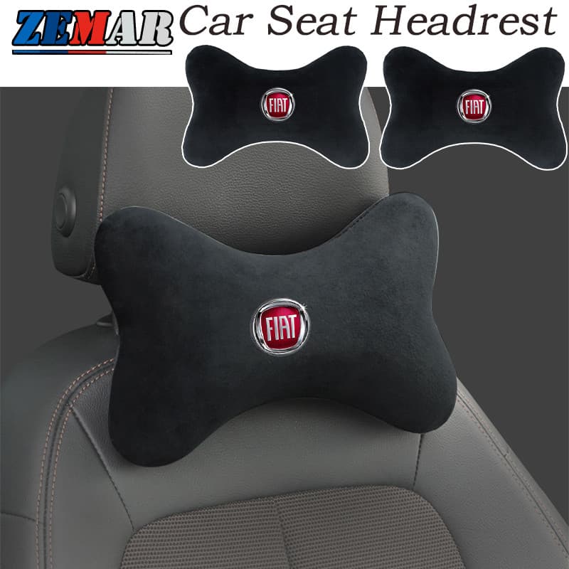 1/2 Pcs Fiat Assento De Carro Encosto De Cabeça Travesseiro De Pescoço Segurança Almofada De Universal Para Argo 500 Str