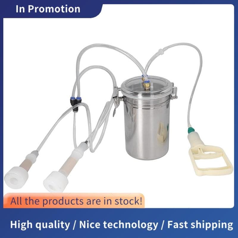 Máquina De Ordenha Manual 2000ml , Economia De Esforço , De Vaca , Bomba De Vácuo Portátil Para Planta De Leite