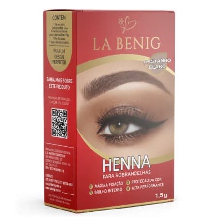 Henna La Benig Alta Fixação Cores Variadas - 1,5g