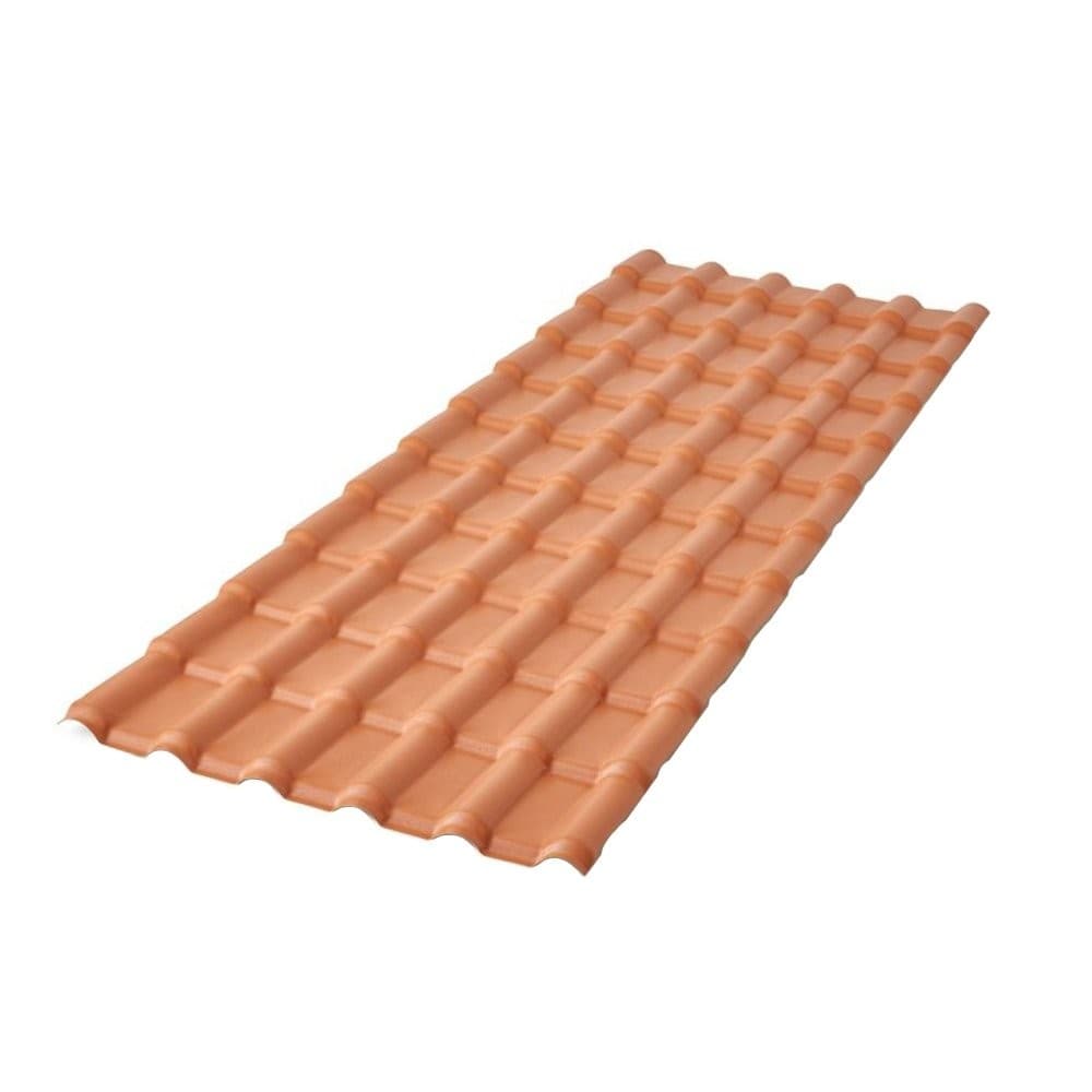 Telha de PVC DVG Plan Precon Cerâmica 1,98m x 0,88m