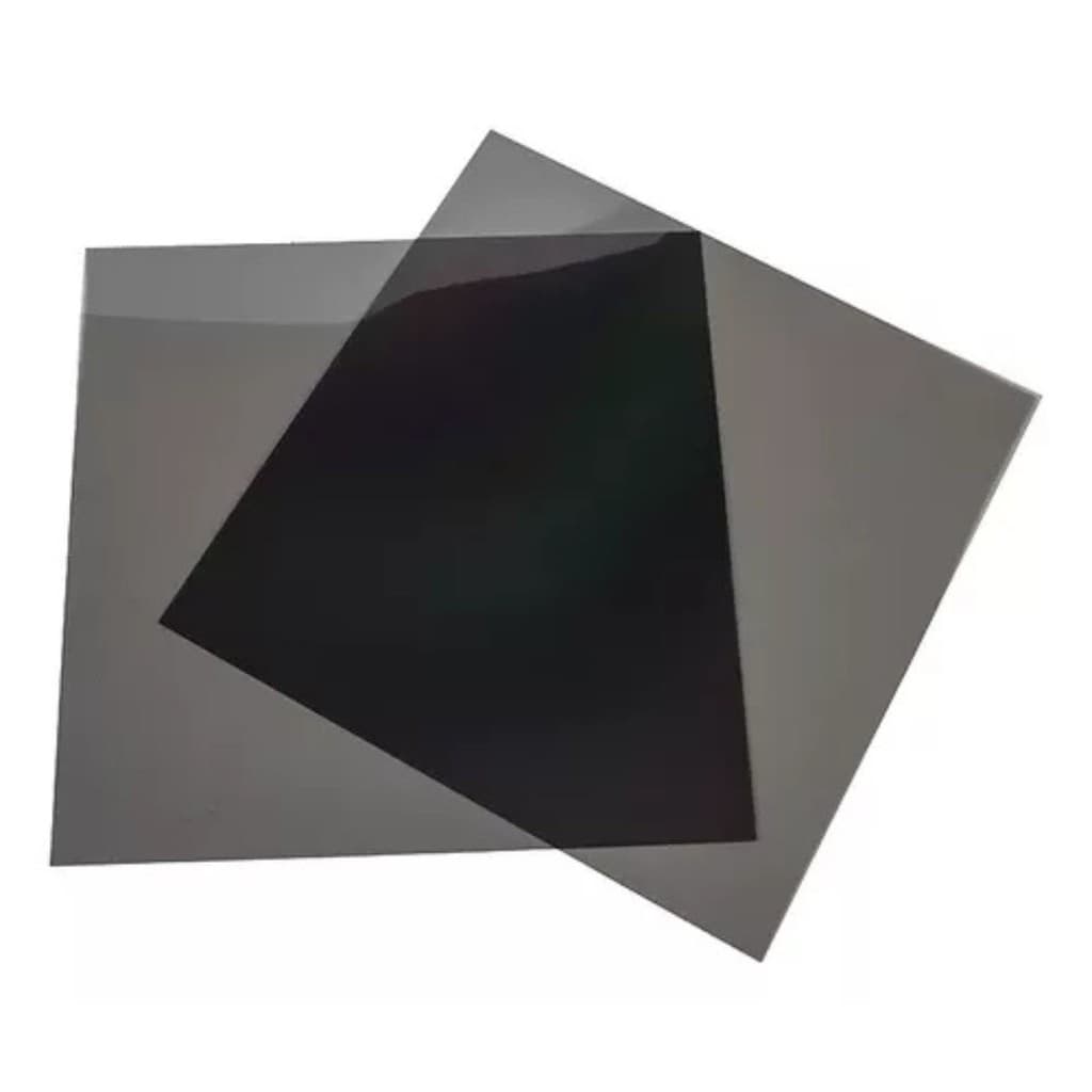 Película Polarizada P Display Carro Moto Relógio Eletro 10cm
