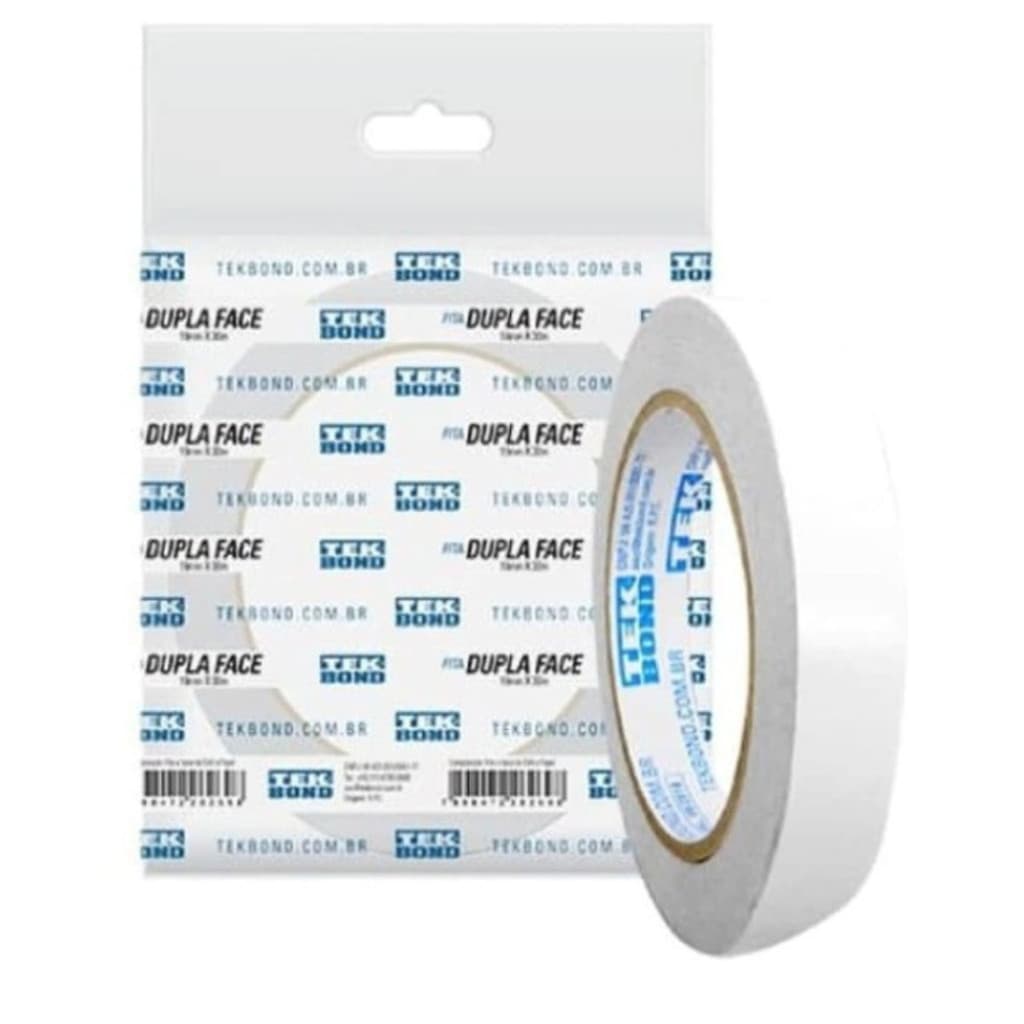 Fita Dupla Face Tek Bond 19mm X 30m