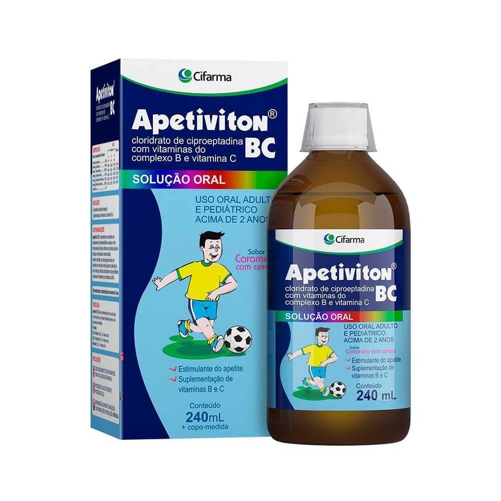 Apetiviton BC Cifarma Estimulante do Apetite Com Vitaminas B e C de 240ml
