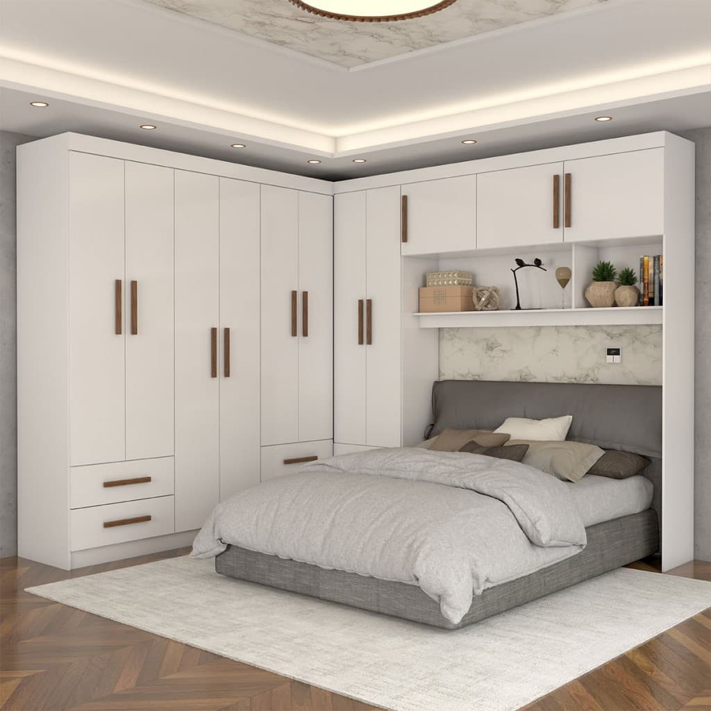 Guarda-Roupa Casal Modulado Belgrado 11 Portas 6 Gavetas - Panorama Móveis