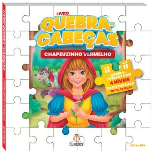 Livro Quebra-Cabeça Grande - Chapeuzinho Vermelho