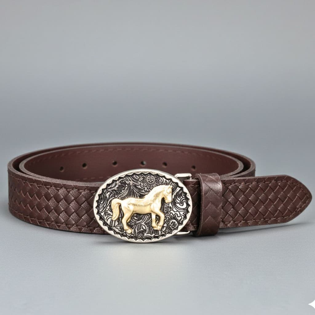 Cinto Infantil Country Menino Menina Bebe Festa Junina Peao Rodeio Fivela Crianca Estilosa Qualidade Premium