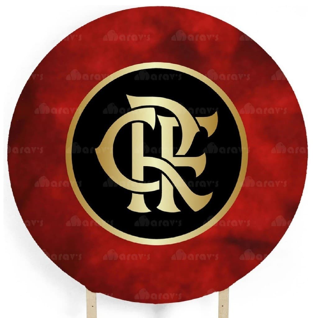 Capa Para Painel Sublimada Festa Aniversário Bola de Futebol Redonda Tema Infantil Meninos 50x50cm