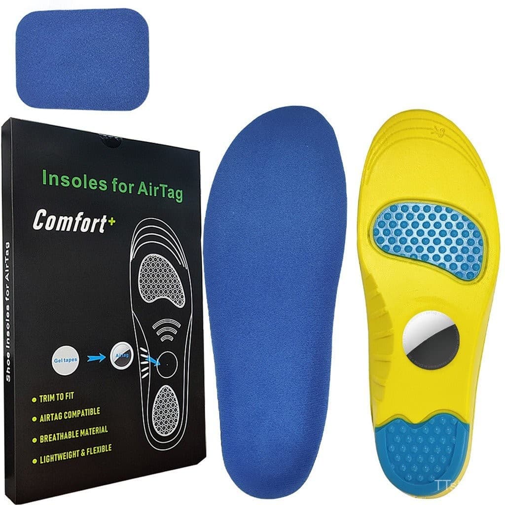 Palmilha De Sapato AirTag Tracker Para Crianças-Inserções Com Suporte Oculto , Palmilhas Confortáveis Cortadas Tênis E S