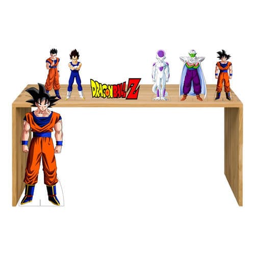 Kit Cenário Display Dragon Ball Chão E Mesa Corte Rente