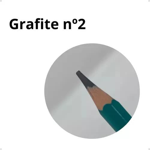 LAPIS PRETO DE RESINA N.2 unidade MP740 - MASTERPRINT