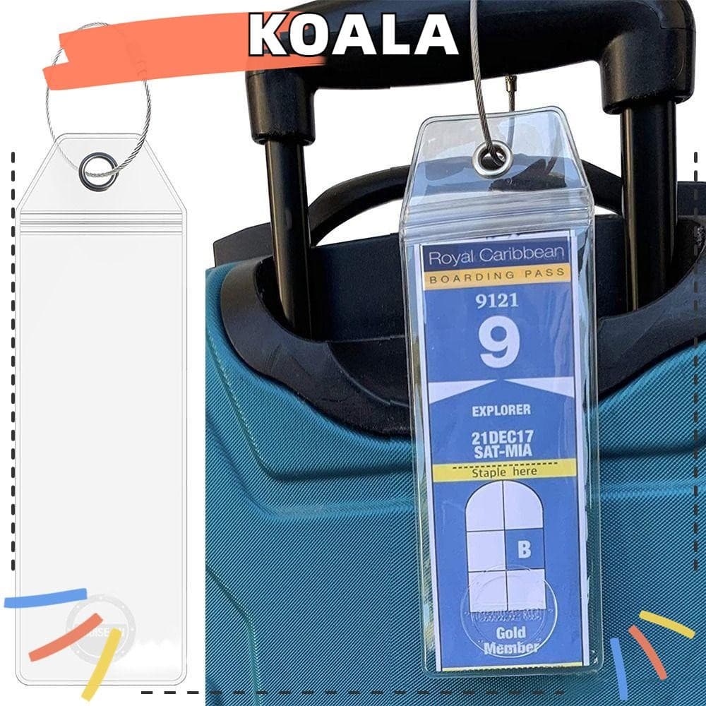Porta-Etiquetas De Bagagem KOALL Cruise , Mala À Prova D'água Em PVC , Cruzeiro Com Zíper