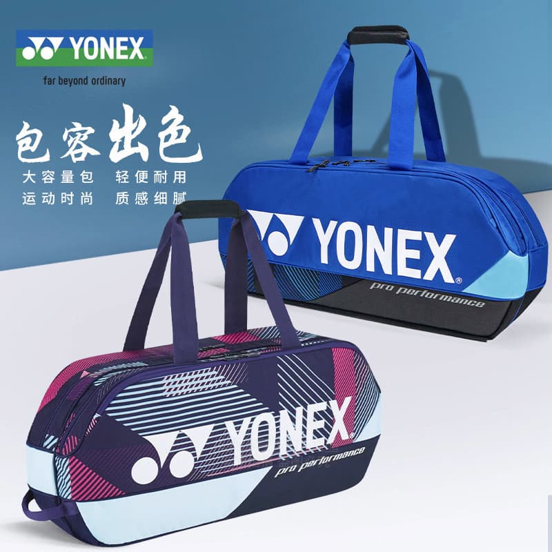 YONEX BA92031 BA92231 BA92431EX Bolsa Para Raquete De Badminton Com Seis Pacotes Equipamentos Esportivos Masculinos E Fe