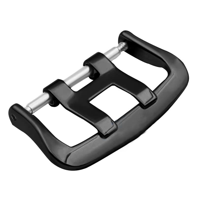 22mm Fivela De Relógio De Aço Inoxidável Metal Pulseira Fecho Prata Preto Ouro Pino Acessórios