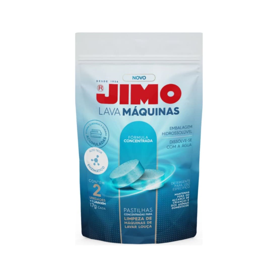 Pastilha Abrilhantadora Lava Máquinas De Lavar Louças - Jimo