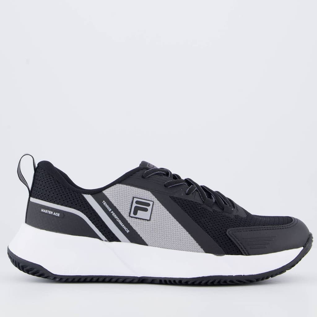 Tênis Fila Master Ace Preto e Cinza