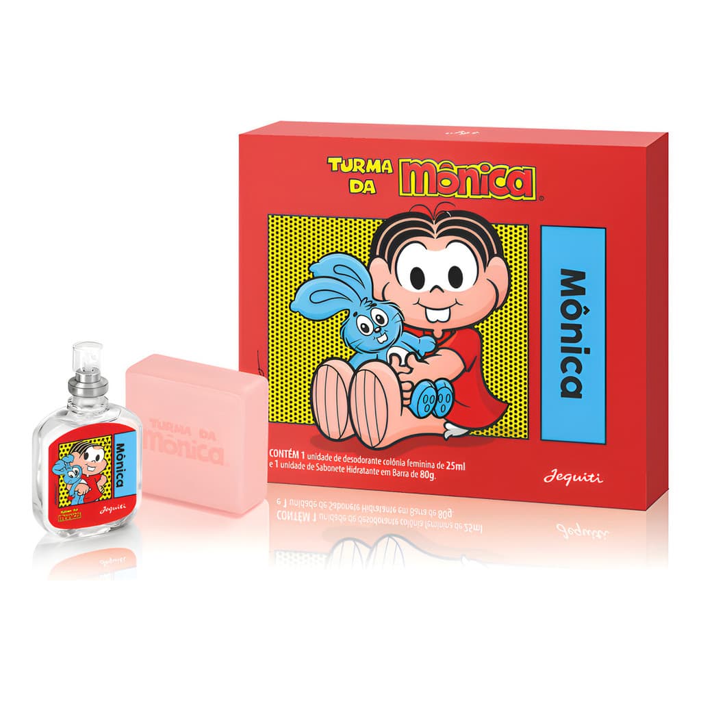 Estojo Presente Colônia Mônica 25ml E Sabonete 80g - Jequiti