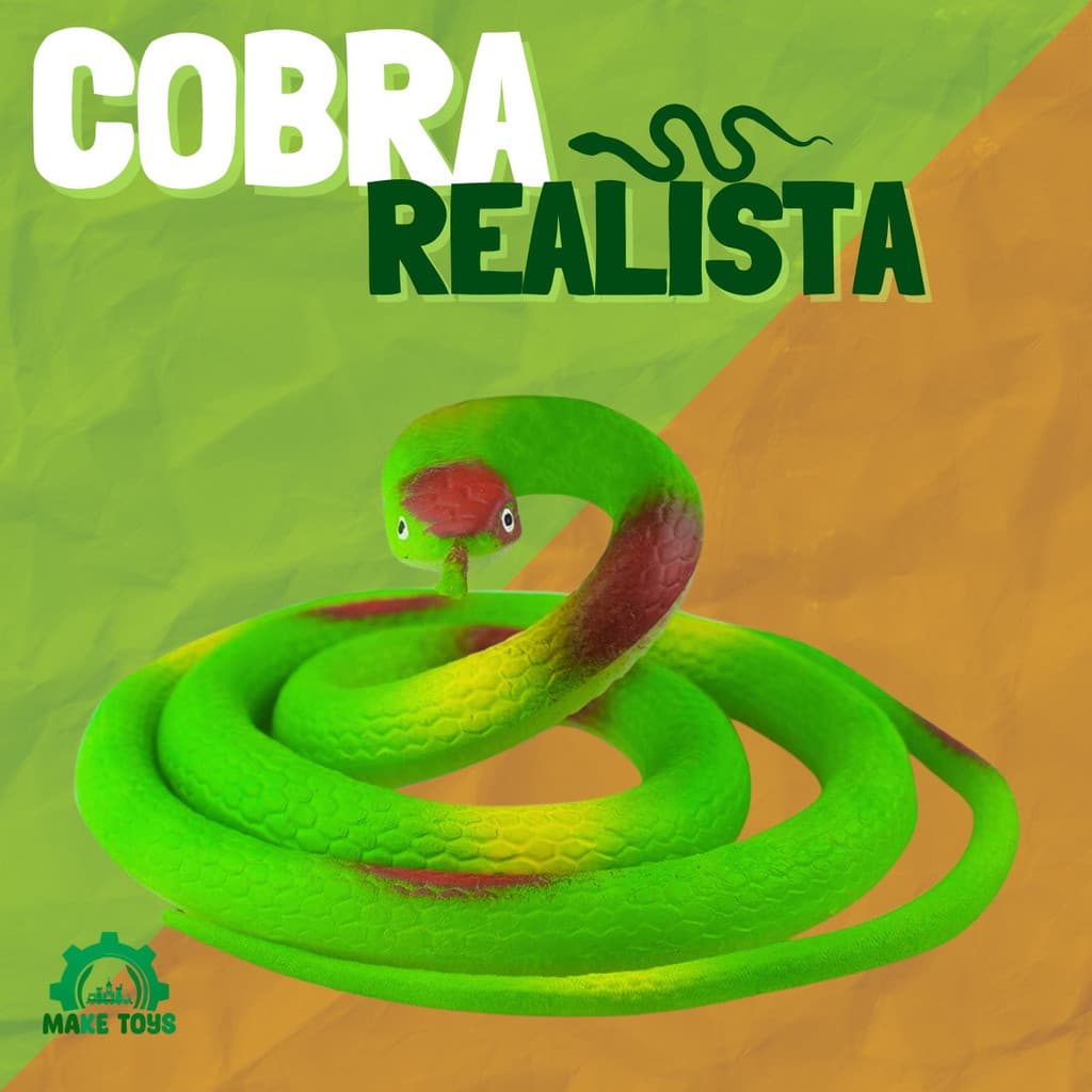 Cobra Realista Grande Brinquedo Borracha Pegadinha Susto