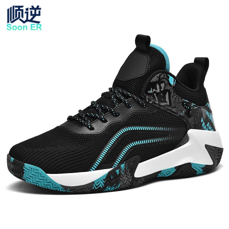 Homens mulheres sapatos de basquete antiderrapante resistente ao desgaste treinamento esportes correndo tênis de vôlei