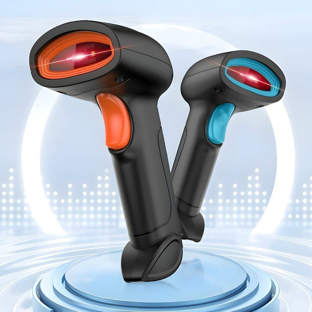 Leitor de Código de Barras e QR Code com fio 1,6m USB/CMOS – Rápido e Preciso