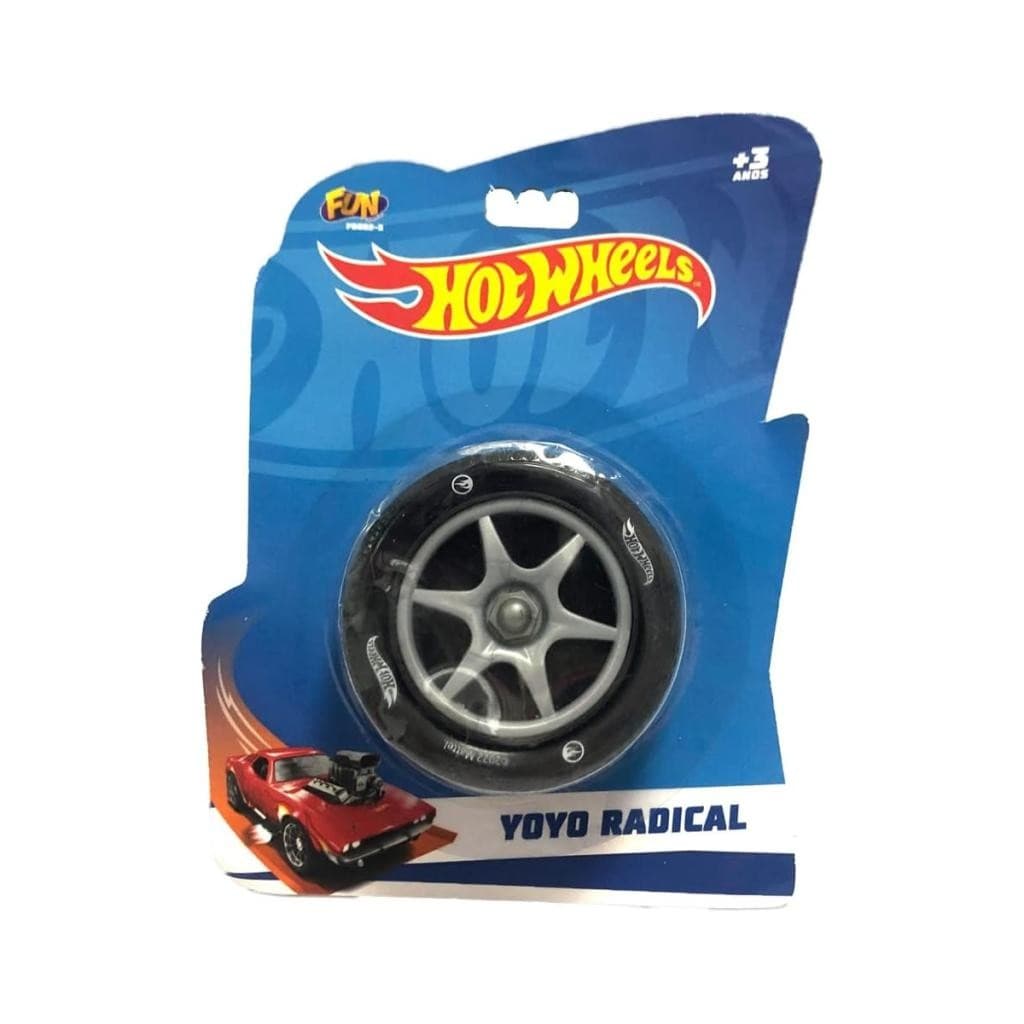 Ioiô Hot Wheels com Luz Radical Giro Iluminado Estilo Motores Coordenação Infantil Divertido