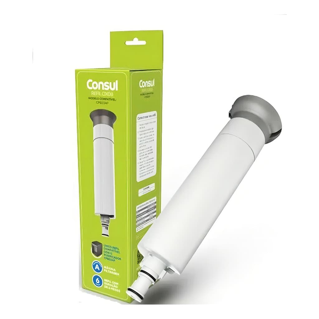 Refil Filtro Purificador Consul Cix08ax Cpb33af W11509387 Cor Cinza