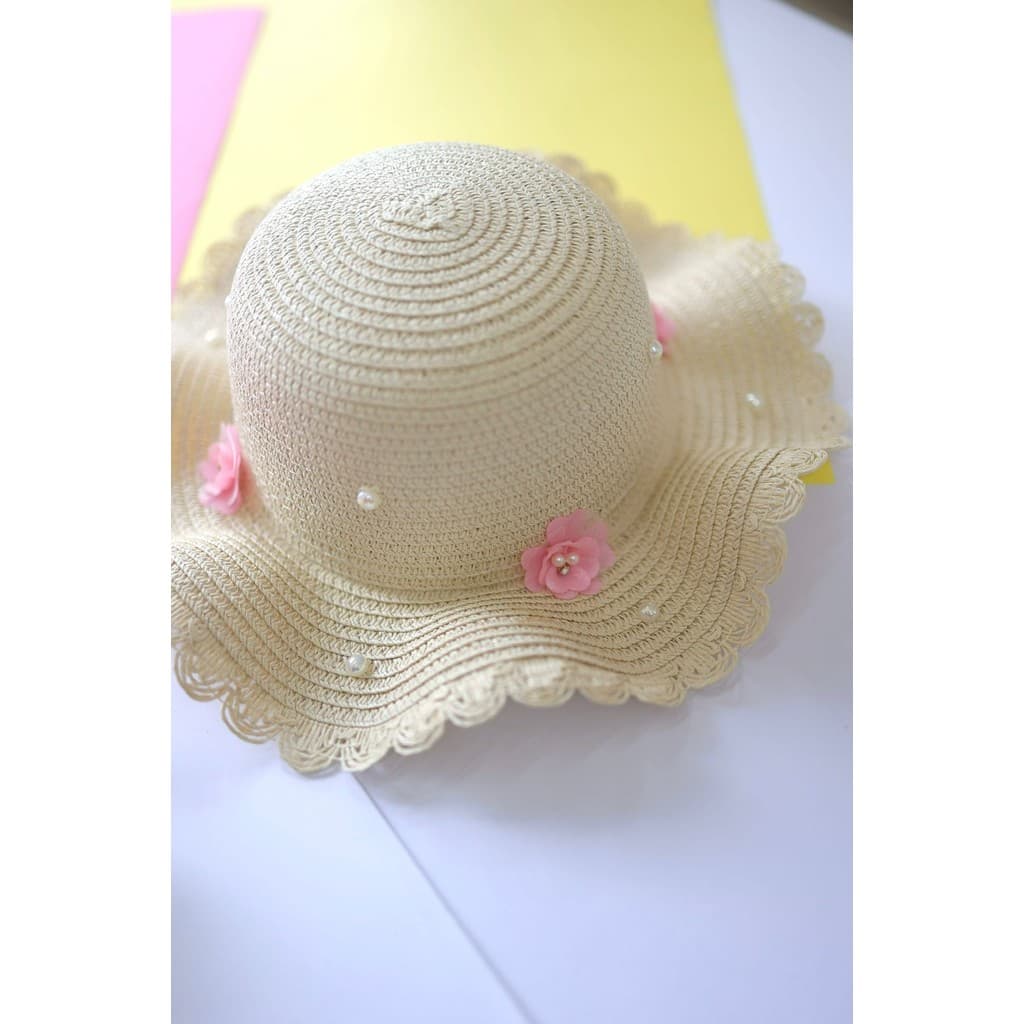 Chapéu de Praia Infantil Personalizado / Tendência Verão / Proteção Solar / Chapéu de Palha Infantil Decorado