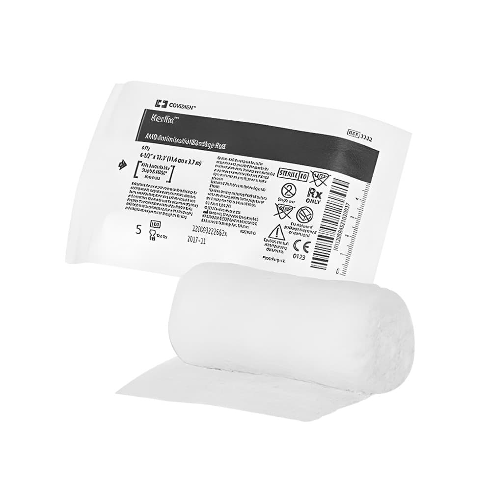 Curativo Com Phmb 0,2% 100% Algodão Kerlix 11,4cm X 3,7m Rolo Unidade - Covidien