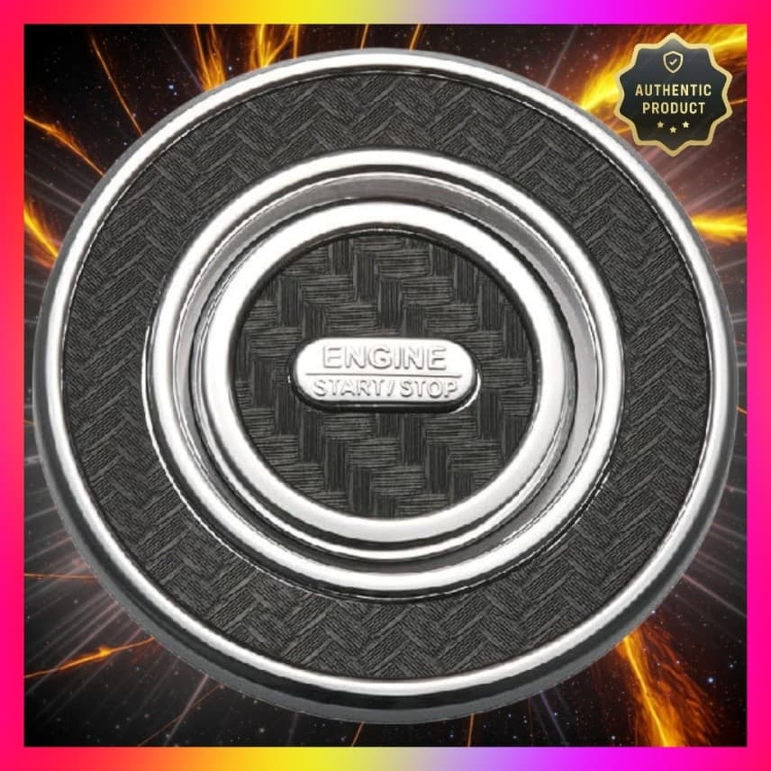 CARMATE Universal Car Dress-Up Parts: Push Switch Rings and Covers in Carbon Finish & Chrome Options【Direct from Japan】