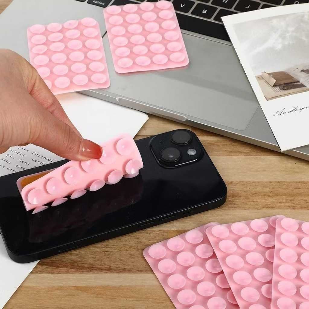 Suporte de Celular Dupla Face com Ventosa de Silicone