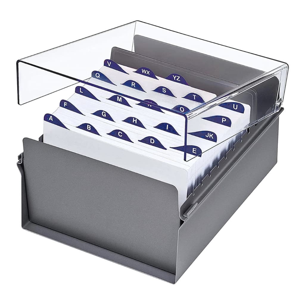 Fichários Para Fichas Padronizadas 5X8 C/ Índice A-Z TAMANHO: 27x15x22cm 923