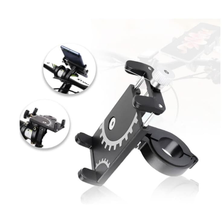 Suporte de Celular GPS Universal para Bike, Moto e Bicicleta - Alumínio Resistente e Ajustável-Touro