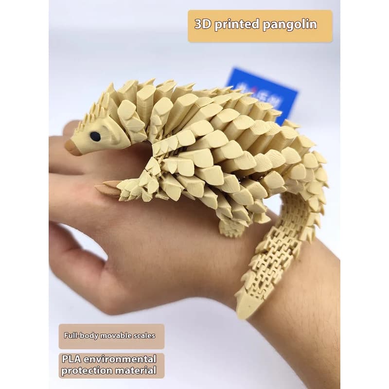 Estatueta De Pangolim Impressa Em 3D , Modelo De Brinquedo , Atividade Conjunta , pangolin , Multifuncional , Decoração 