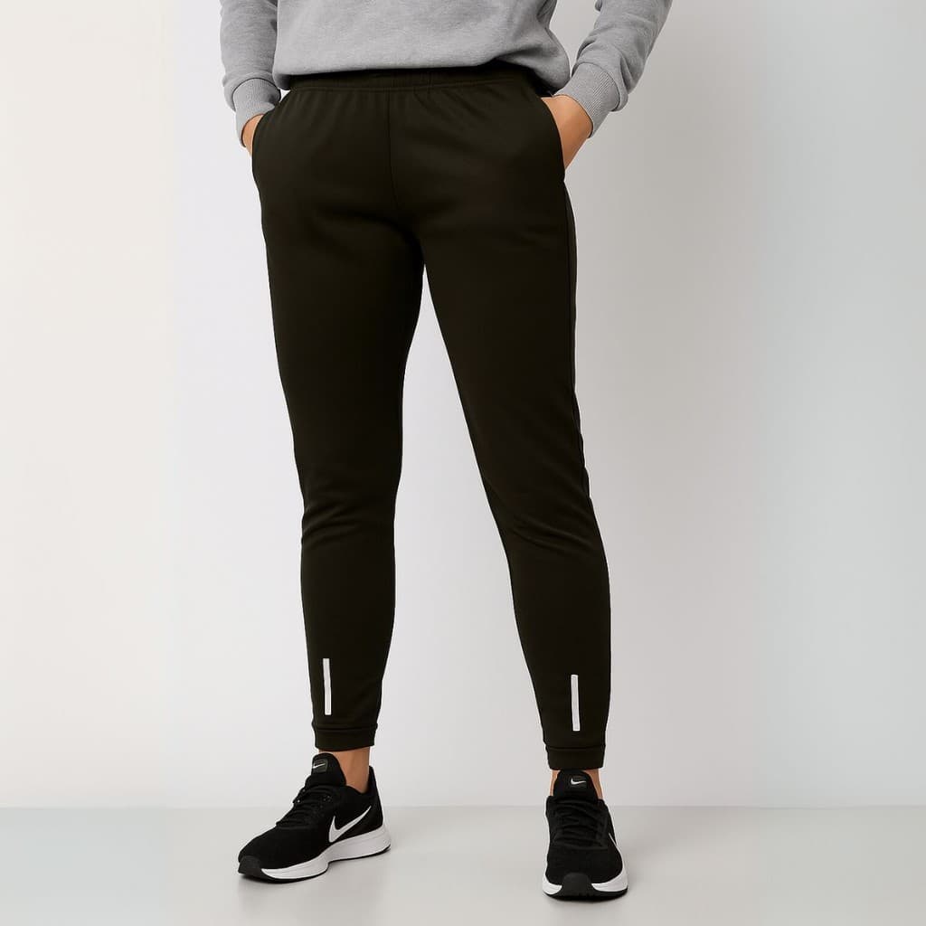 ⚡Calça JOGGER Refletivo Peças Dry Fit Academia Masculina Adulta com Bolso Zíper Flanelada