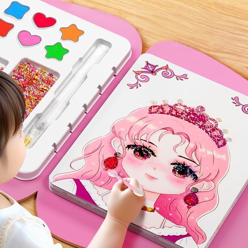 Kit de Maquiagem Princesa Infantil, Brinquedos Cosméticos, Presente de Aniversário