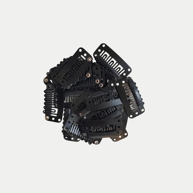 Kit 20 unidades Presilha Tic Tac Preta