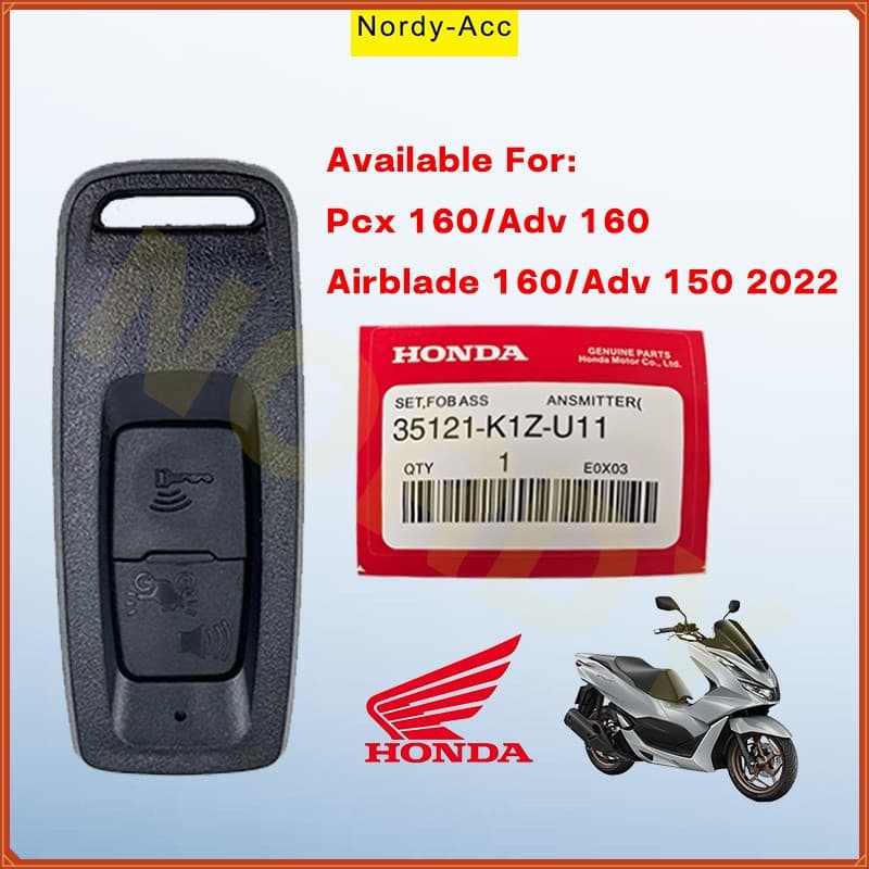 Conjunto De Chaves Honda PCX160 Genuíno 2021-2024-Chave Inteligente De Controle Remoto Para Modelo WW160M/NP/AN/WW160P ,