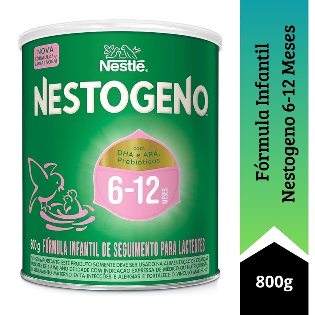Leite Nestle Nova Fórmula Infantil Nestogeno 6 -12 Meses