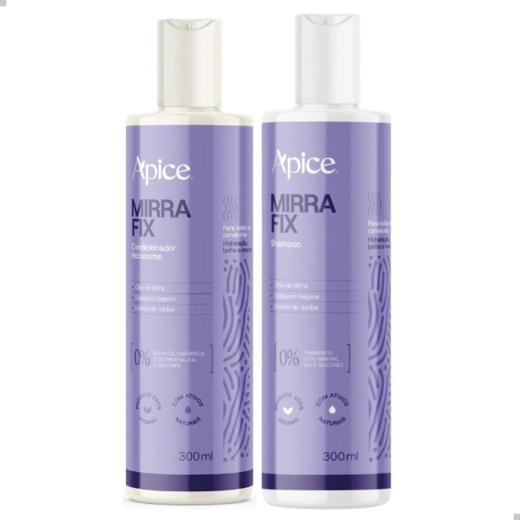KIT APICE MIRRA CONDICIONADOR 300 SHAMPOO 300