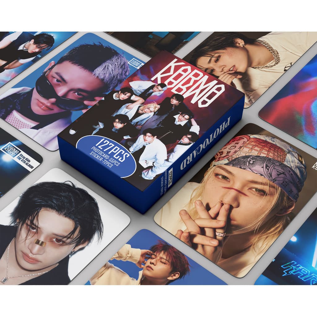 127/box Stray Kids Photocards ORANGE KARMA LOMO Card