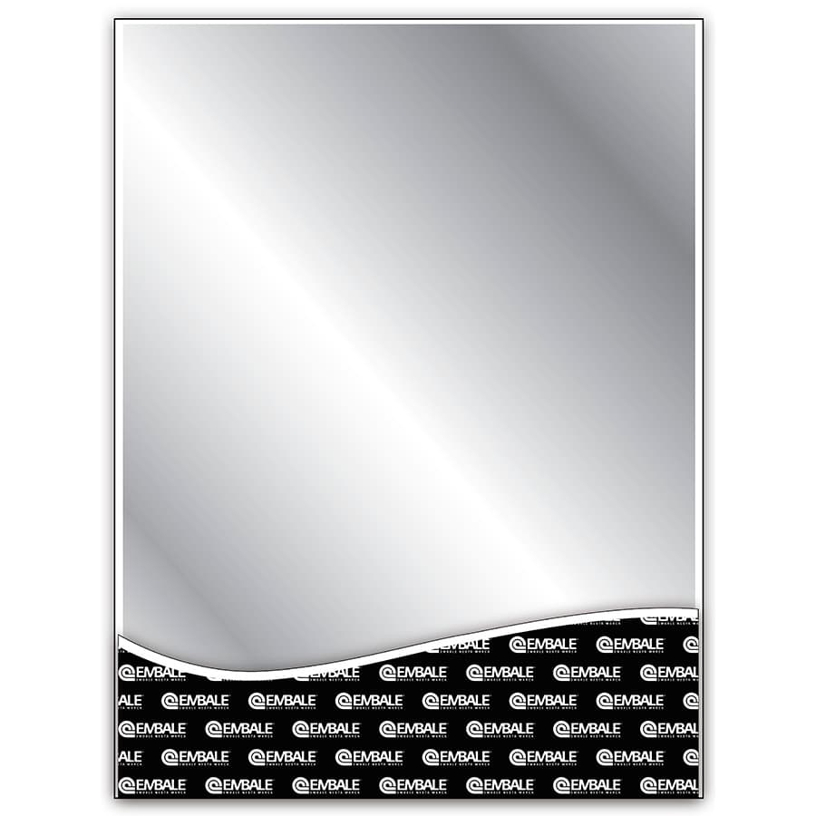 Papel Chumbo Liso Prata 43,5x59cm 40 Unidades EMBALE