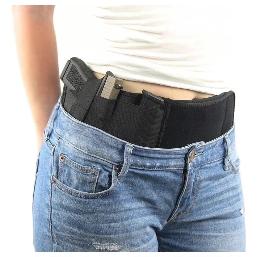 Coldre De Cintura Velado Paisana Unissex Universal Corrida Caminhada Academia