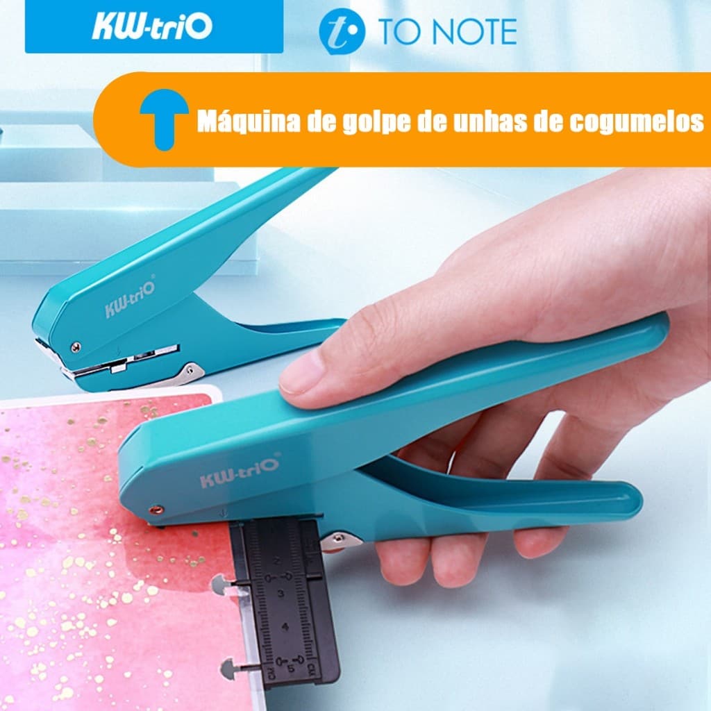 Perfurador de furo de cogumelo/perfurador de furo em forma de T/10 folhas de papel A4 podem ser perfurados de cada vez