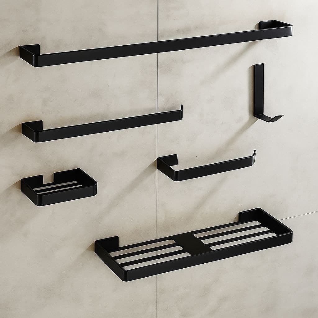 Kit Acessórios Para Banheiro 6 Peças