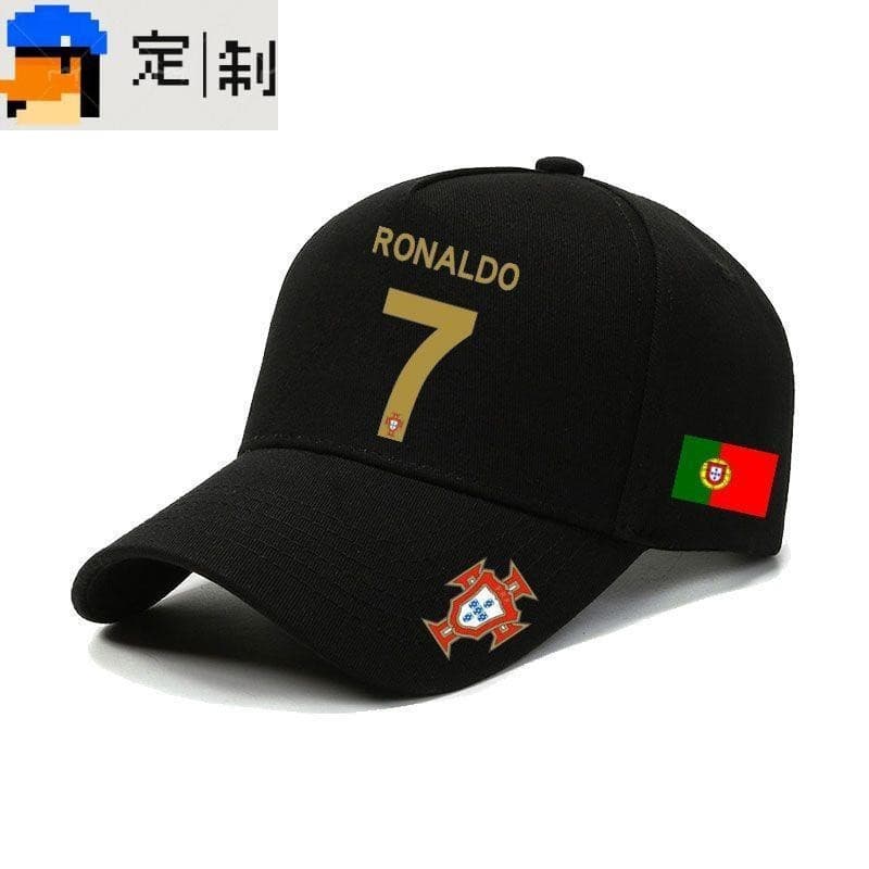 Bonés de Beisebol CR7 da Liga dos Campeões de Futebol para Homens, Chapéu Esportivo Confortável, Ajustável, Respirável,