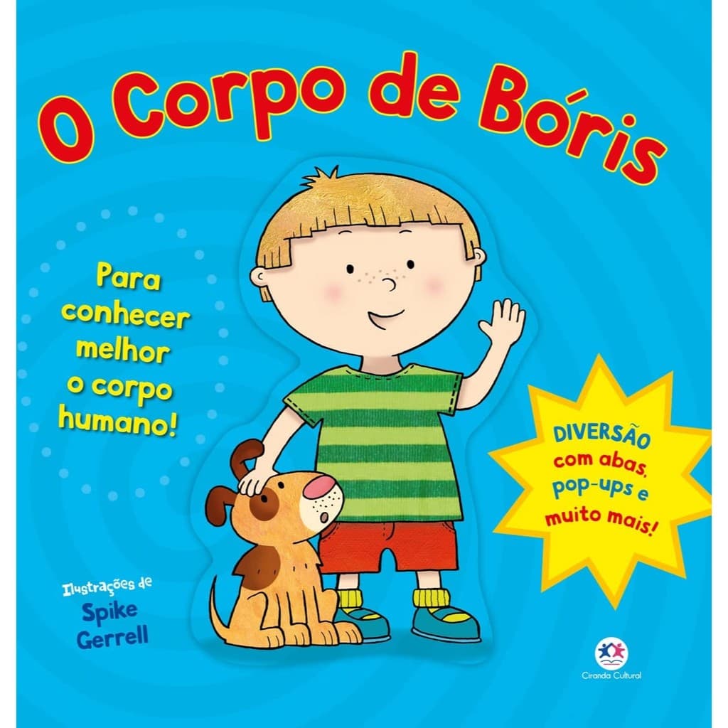 Livro O Corpo De Boris | Infantil pop-up Com Abas