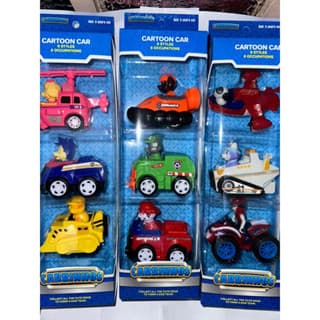 kit carrinhos patrulha caninas com 3 PCs fricção