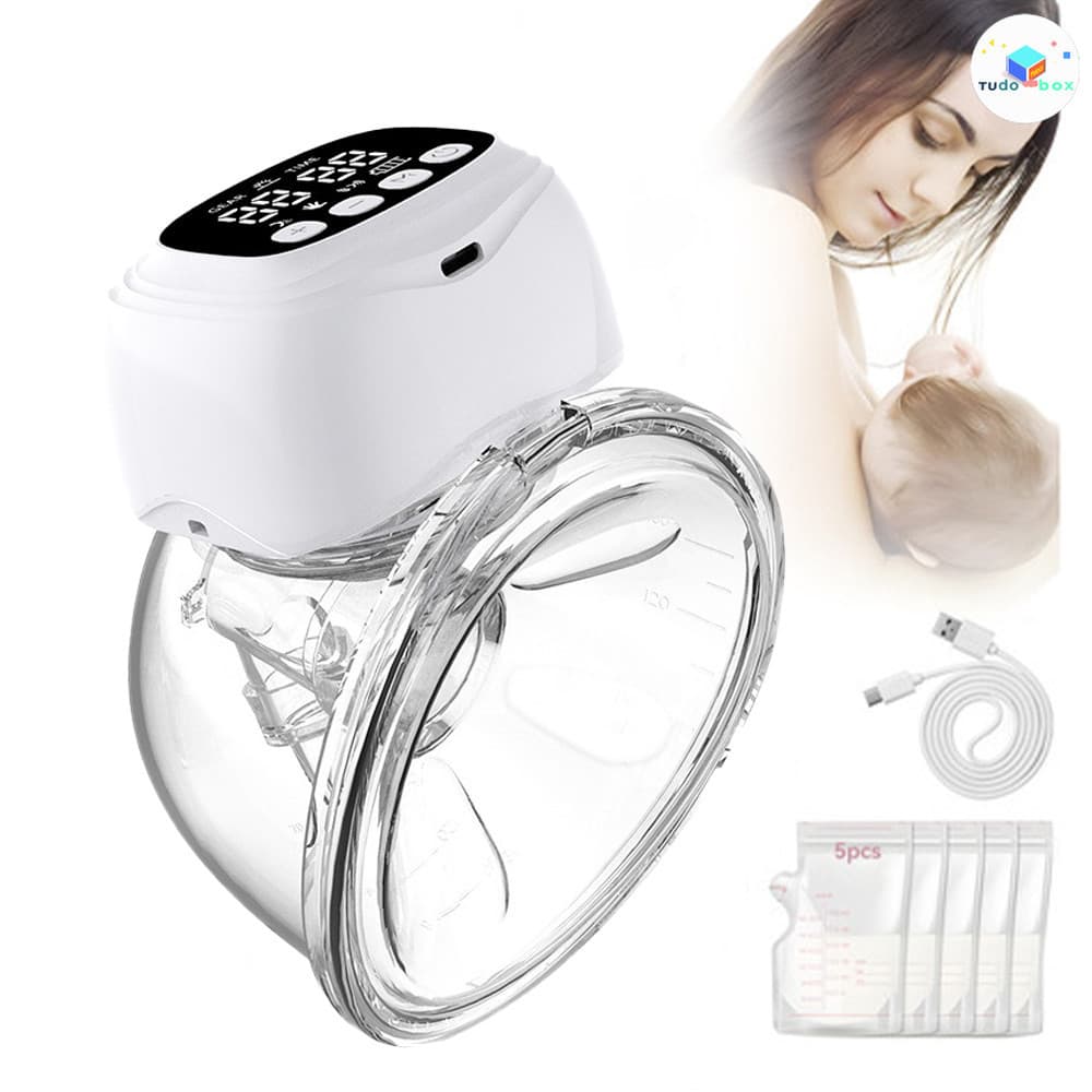 Bomba De Tirar Leite, Bomba Elétrica Portátil Para Leite Materno Recarregável