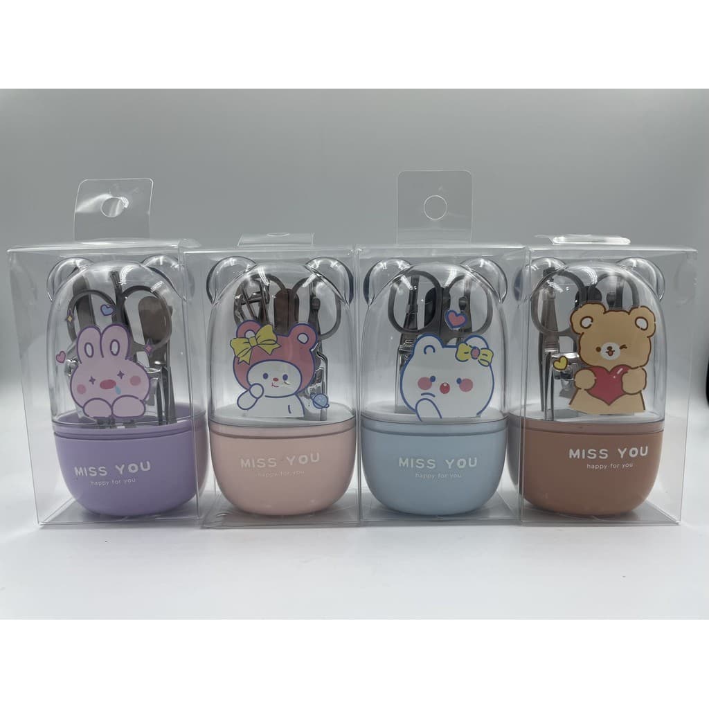 Kit presente masculino feminino diferente estiloso kit manicure unha cortador tesoura