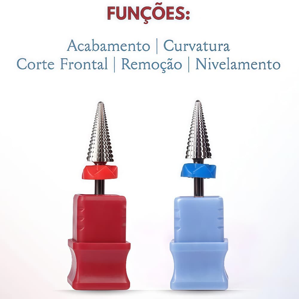 Broca Cônica Tornado 5 em 1